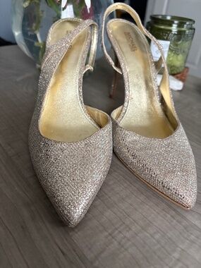 Michael Kors Jaida Glitter Embellished Pumps